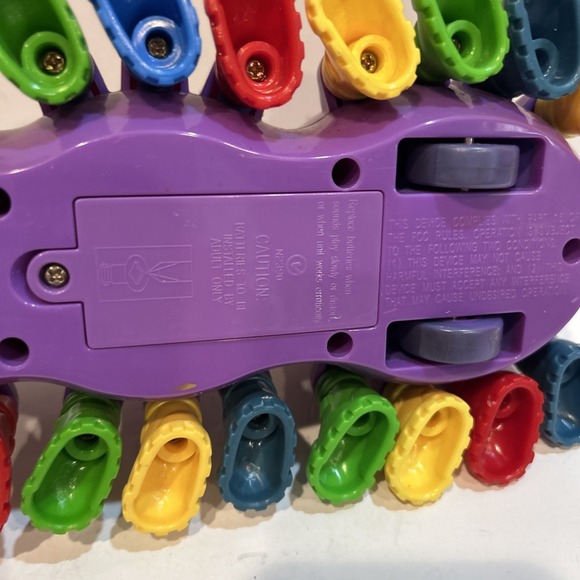 Leapfrog Alphabet Pal Purple Caterpillar Pull Toy Interactive Musical Tested - Picture 6 of 6